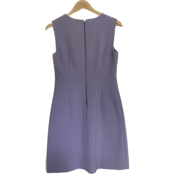 Diane Von Furstenberg Carrie Lilac Sheath Dress - Women's Size 4 - Picture 5 of 5